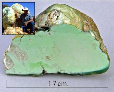 Magnesite (Citron chrysoprase). Australia. Bill Bagley Rocks and Minerals